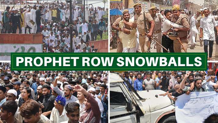 Prophet row: Protesters pelt sones, clash with police in Prayagraj after Friday namaz - Vimarsana News