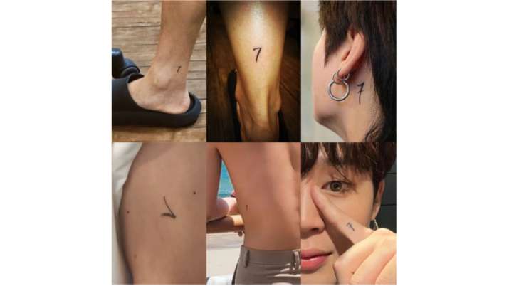 BTS members & their friendship tattoos: Know where RM, Suga, Jhope, Jimin,  Jungkook, Jin & V got inked | Photos | Celebrities News – India TV