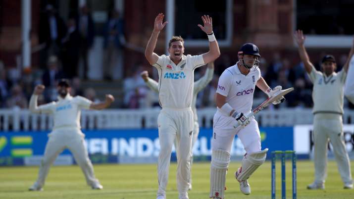 England vs New Zealand still from the first Test