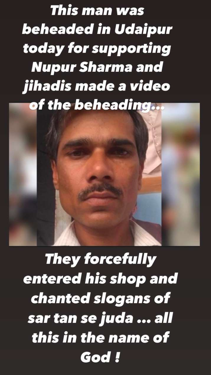 India Tv - Kangana Ranaut on beheading a tailor in Udaipur