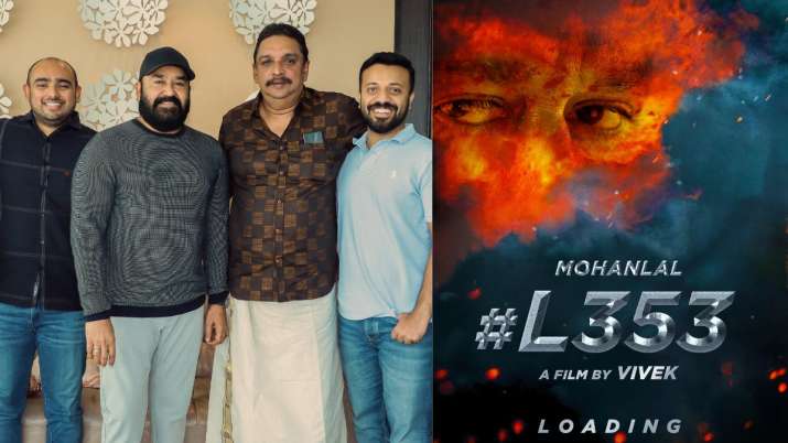 Mohanlal launched the L353 .  Team up with Vivek for