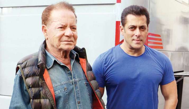Salman Khan with father Salim Khan