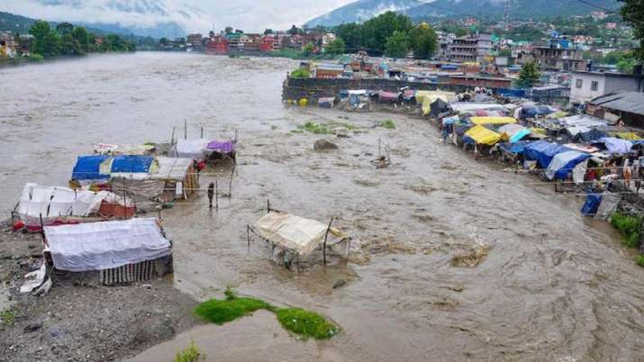 Himachal Pradesh cloudburst: Houses damaged, water canals eroded in Shalkhar village; landslide in Kangra - Vimarsana News