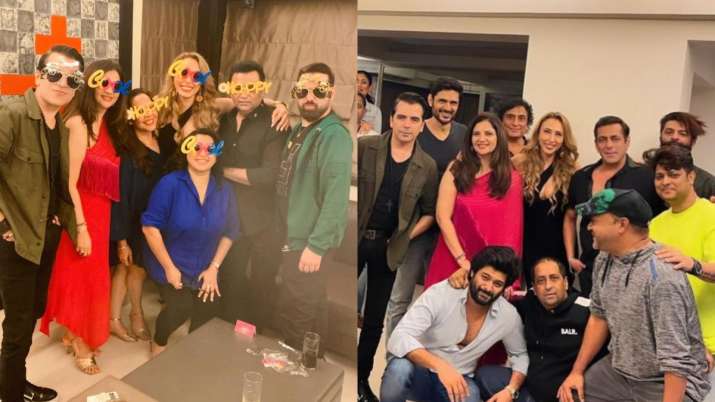 Iulia Vantur's birthday pics with Salman Khan and others. 