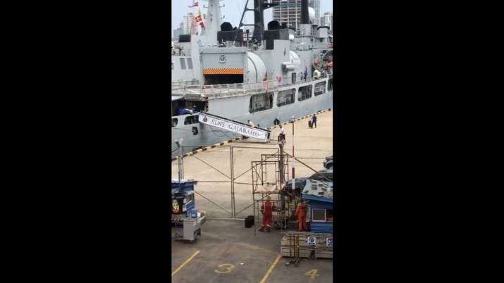 Sri Lankan President Rajapaksa leave country in navy ship 