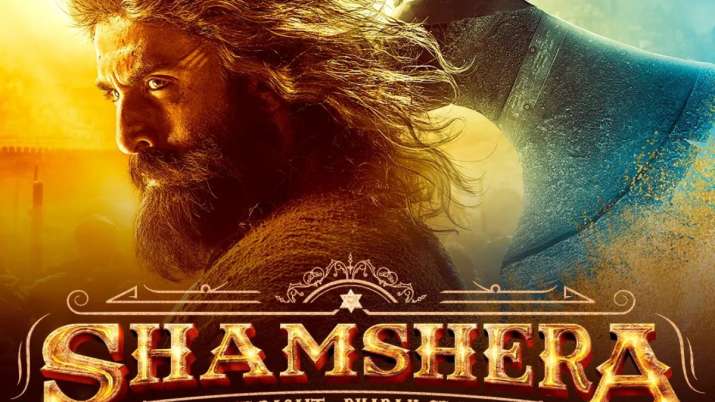 Shamshera poster featuring Ranbir Kapoor