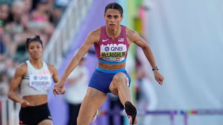 LeichtathletikWeltmeisterschaft 2022 McLaughlin, Muhammad kreuzen im