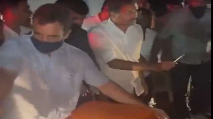 Rahul Gandhi helps shift accident victim to hospital in Kerala’s Wayanad | Watch