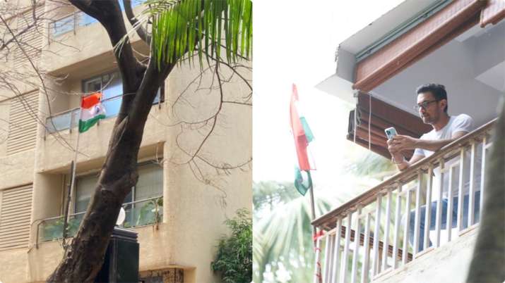 Aamir Khan to Hrithik Roshan, celebs participate in Har Ghar Tiranga campaign by hoisting Tricolour at home