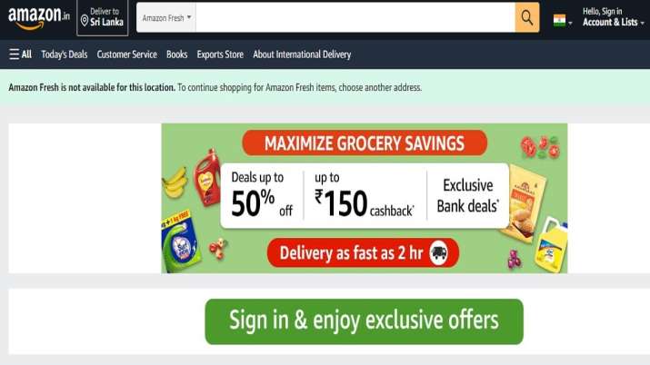 Amazon Fresh enters West Bengal, in these 6 cities: Read more - Vimarsana News