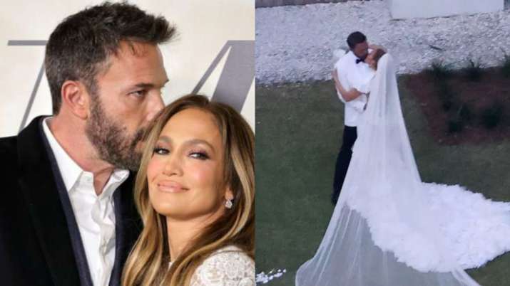 Ben Affleck-Jennifer Lopez menikah untuk kedua kalinya di bekas perkebunan Georgia;  foto PERTAMA keluar