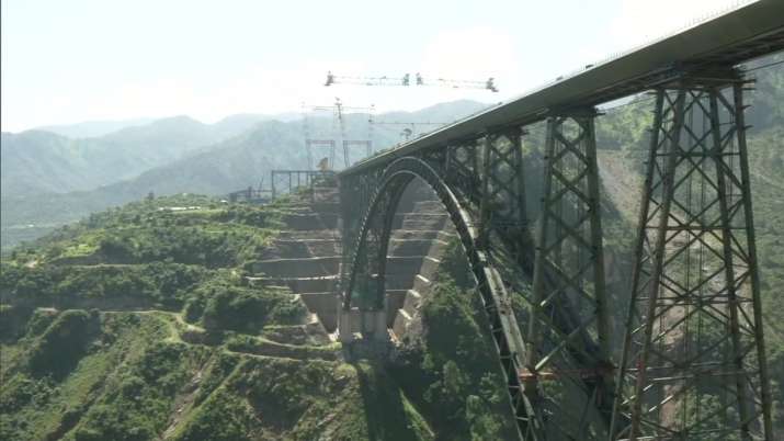 Udhampur Baramulla world highest rail bridge golden joint completed ...