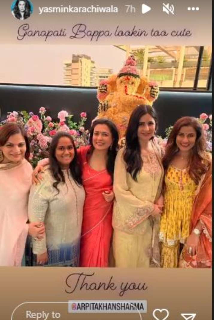India Tv - Katrina Kaif poses with Salman Khan's sisters