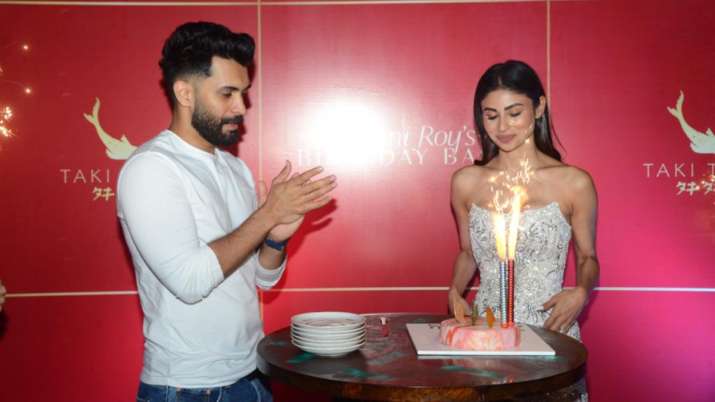 India Tv - Mouni Roy Birthday bash pics