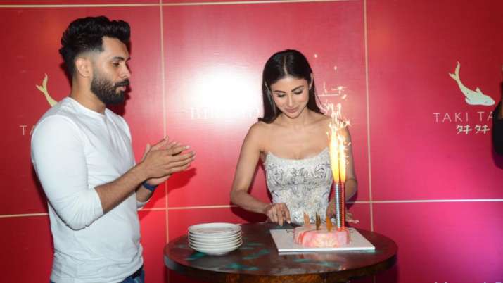 India Tv - Mouni Roy Birthday bash pics