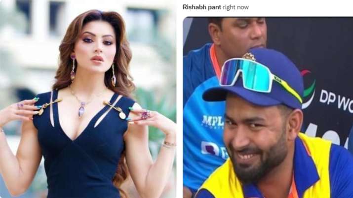 Urvashi Rautela isn't sorry to Rishabh Pant but Twitterati are very sorry for drama, see funny memes! - Vimarsana News