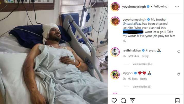 Punjabi singer Alfaaz rushed to hospital after being 'attacked', Honey Singh  strongly reacts | Entertainment News – India TV