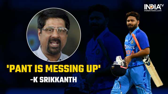 IND vs NZ: 'Rishabh Pant is messing up these chances; he can be given break'- Srikkanth on Pant's current run