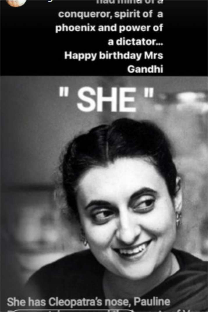 India Tv - Indira Gandhi's birth anniversary