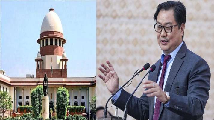 'Should not have happened', SC on Law Minister Kiren Rijiju's remarks on collegium