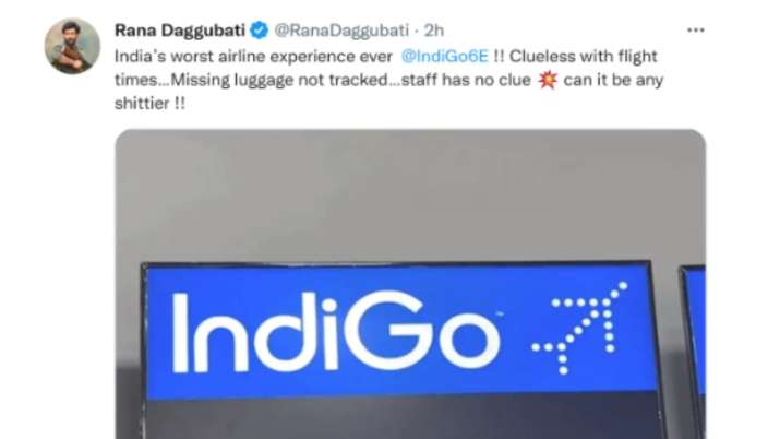 India Tv - Rana Daggubati's now-deleted tweet