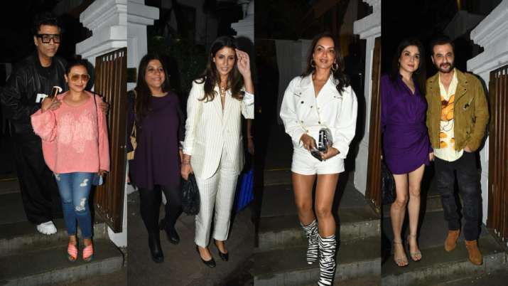 India Tv - Karan Johar, Rani, Shweta Bachchan, Zoya Akhtar too posed with dazzling smiles