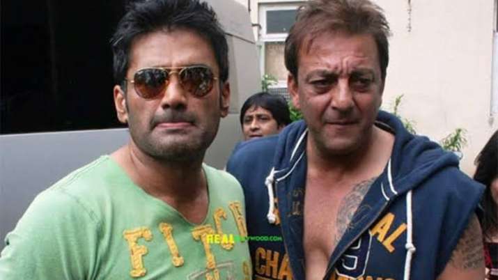 India Tv - Sunil Shetty and Sanjay Dutt