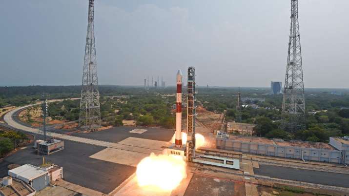 ISRO successfully launches PSLV-C55 mission carrying two Singaporean satellites for Earth observation | WATCH