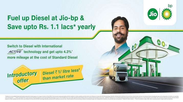 India Tv - Diesel at Jio-bp with ACTIVE technology is specially designed for Indian vehicles and driving conditions to fight harmful engine dirt and clean the engine as you drive, starting from the very first fill. 