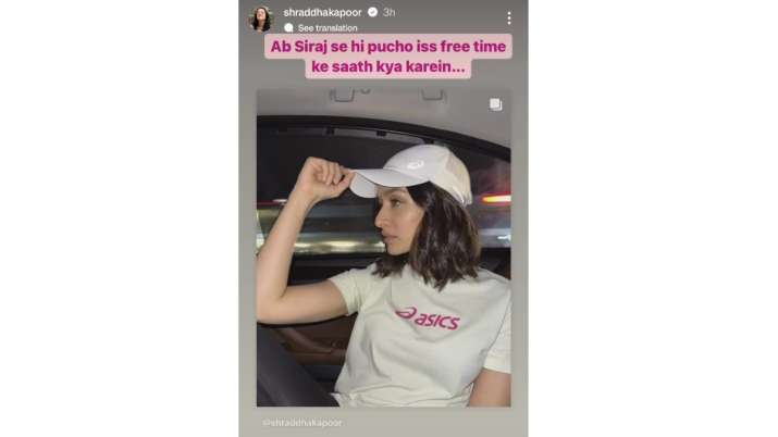 India Tv - Shraddha Kapoor Instagram story