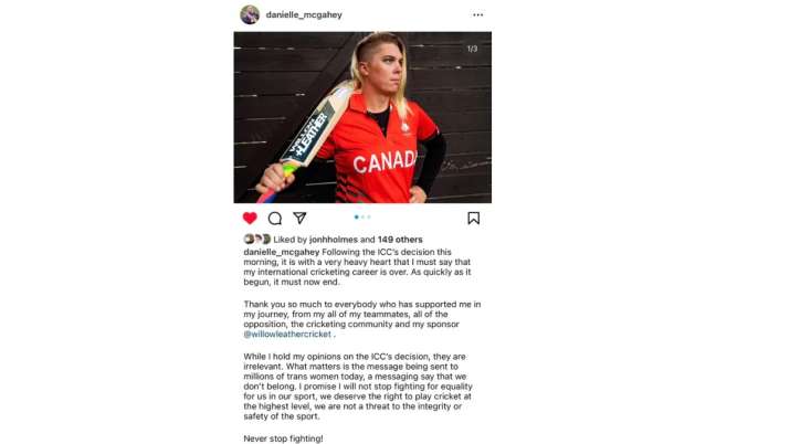 India Tv - Danielle McGahey Instagram post