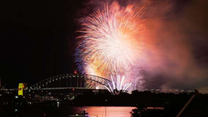 India Tv - The Sydney Harbor Bridge will become the focal point of a renowned midnight fireworks display and li