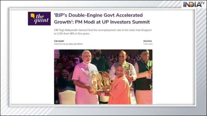 Fact Check: UP CM Yogi did not present Baba Bageshwar's photo to PM ...