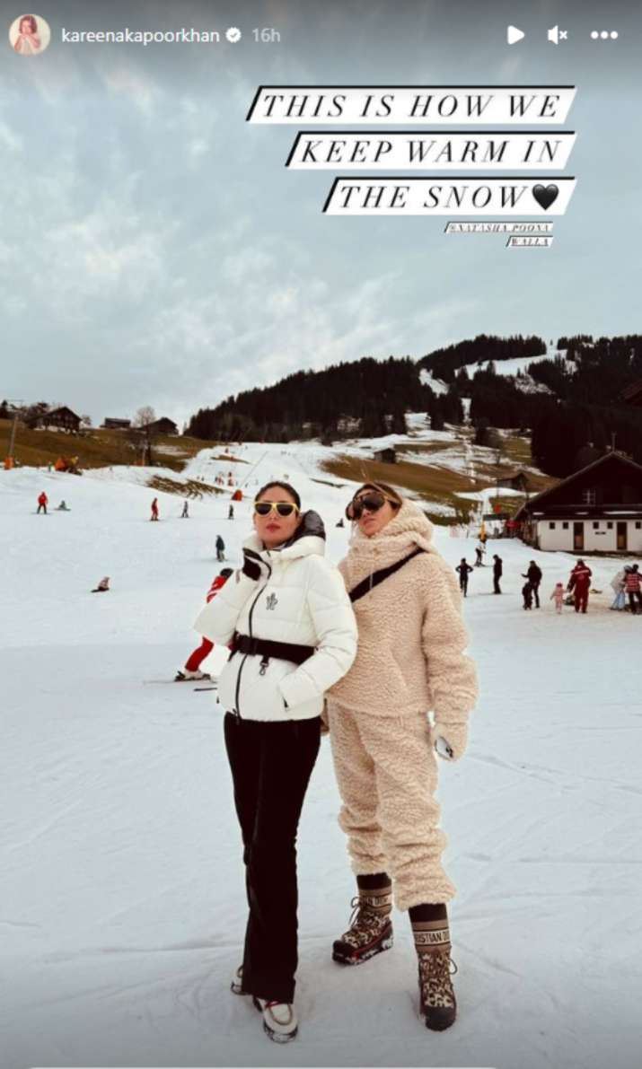 India Tv - Kareena for vacation in Swiss Alps with Natasha Poonawalla