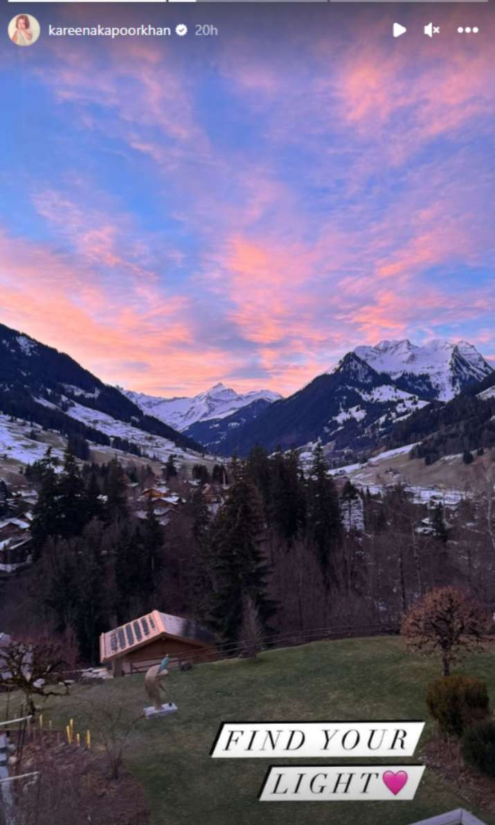 India Tv - Kareena for vacation in Swiss Alps scenic