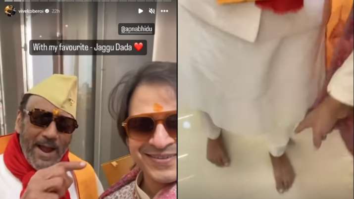 India Tv - Jackie Shroff attended Ram Mandir inauguration barefoot