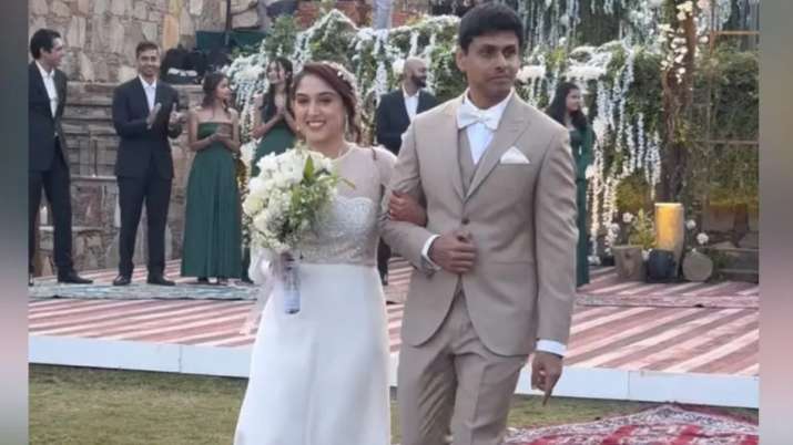 India Tv - Ira Khan-Nupur Shikhare's first wedding pictures are out