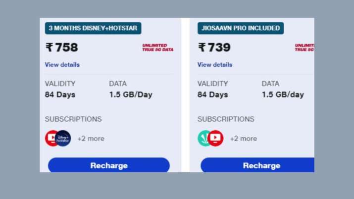 Reliance Jio, Airtel And Vi Offering 84 Days Plan: Price, Benefits And 