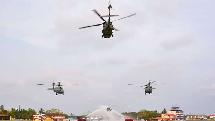 India Tv - INAS 334 Seahawks MH 60R helicopters 