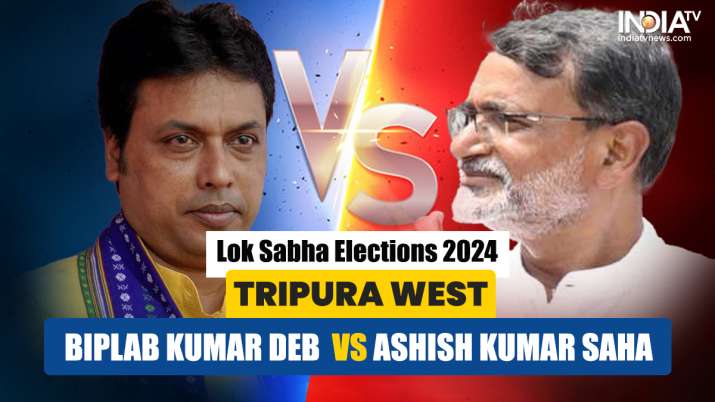 Tripura West Lok Sabha seat: Ex-CM Biplab Kumar Deb to take on Congress state president Ashish Kumar Saha