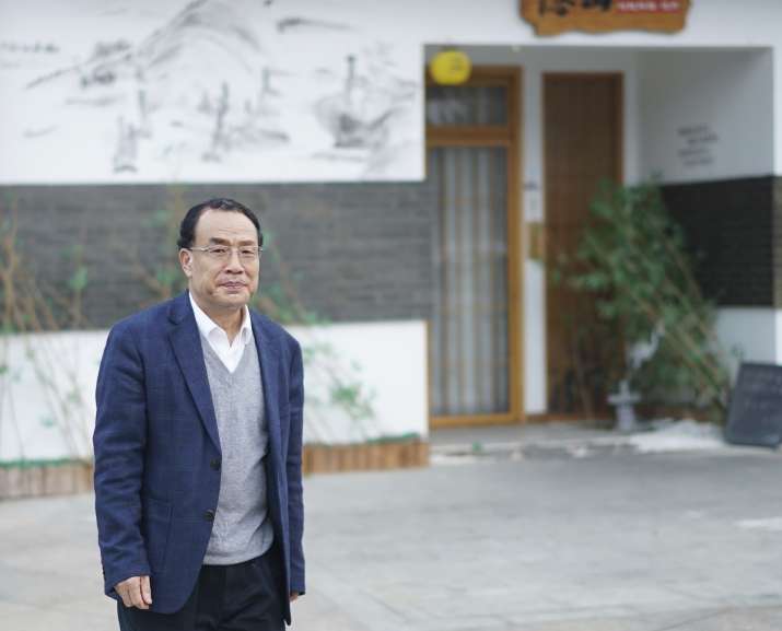 India Tv - Virologist Zhang Yongzhen standing out his lab in Shanghai