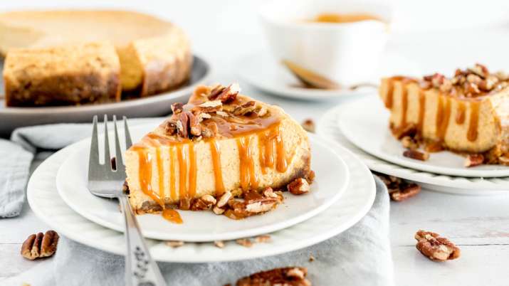 India Tv - Caramel pecan cheesecake