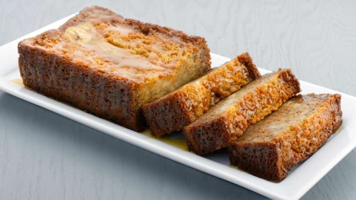 India Tv - Caramel banana bread