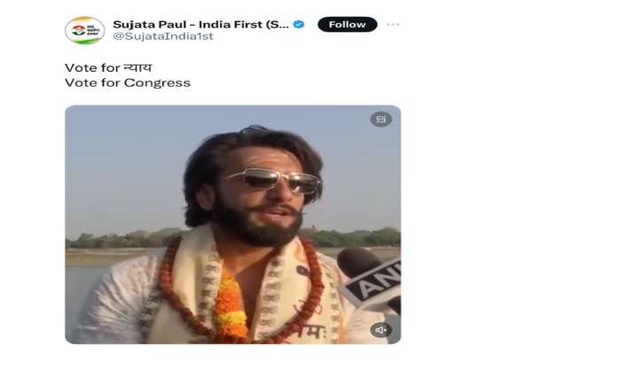 India Tv - Lok Sabha elections 2024, Ranveer Singh, fake video
