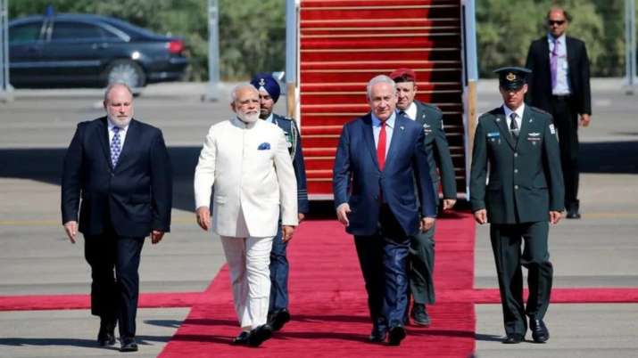India Tv - Narendra Modi becomes first Indian PM to visit Israel