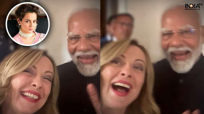 Kangana Ranaut gives a shoutout to PM Modi and Italian PM Meloni’s viral video