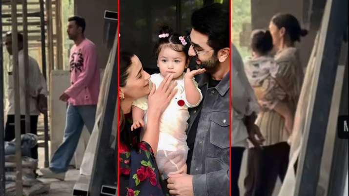 Raha accompanies Ranbir Kapoor, Alia Bhatt for new home tour, video viral | WATCH