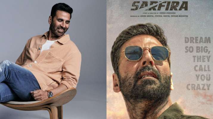 Sarfira: Akshay Kumar UNVEILS first poster of his new bearded look, trailer to be out on THIS date