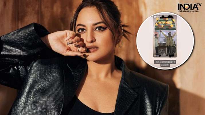 Sonakshi Sinha celebrates father Shatrughan Sinha’s victory in Lok Sabha Elections 2024