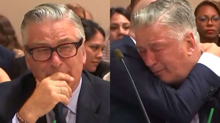 Alec Baldwin breaks down as Judge dismisses ‘Rust’ shooting case